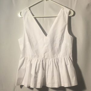 J. Crew Classic Peplum Top